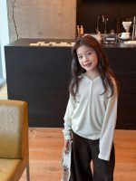 【100-170】セーター 女の子 ニット フード付き カジュアル - 画像 (5)