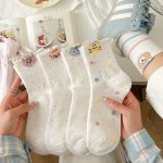 【GOODS】5足セット ソックス 動物柄 カートゥーン かわいい - 画像 (2)
