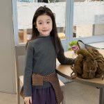 【100-170】インナーシャツ 女の子 ハーフタートルネック ストレッチで快適 - 画像 (8)