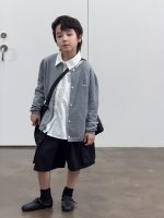 【100-170】ニットカーディガン 男女兼用 刺繍 ふんわり カジュアル - 画像 (5)