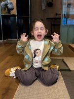 【90-140】アウターorインナーorパンツ 女の子 大きめドット柄 カジュアル - 画像 (11)