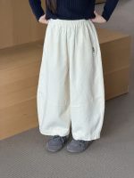 【100-170】パンツ 女の子 無地 コーデュロイ ウォッシュド