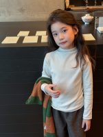 【100-170】インナーシャツ 女の子 ハーフタートルネック ストレッチで快適 - 画像 (4)