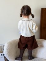 【73-120】トップスorパンツ 女の子 コーデュロイ ウサギ - 画像 (7)