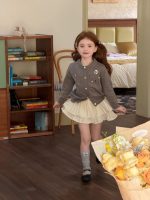 【90-150】カーディガンorスカート 女の子 おしゃれ ふんわり ビーズ付き - 画像 (7)