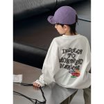 【90-160】長袖Tシャツ 男の子 カジュアル アルファベット トレンド - 画像 (7)