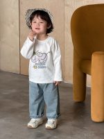 【73-110】Tシャツ プリント ラウンドネック 長袖 男の子 - 画像 (6)