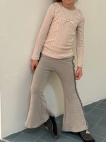 【90-140】フレアパンツ 女の子 フリルデザイン 伸縮性 やわらか素材 - 画像 (6)