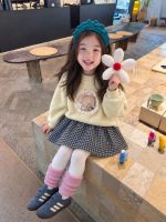 【80-140】トレーナーorスカート 女の子 裏起毛カートゥーン チェック柄 - 画像 (5)