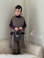 【100-150】インナーorセットアップ 女の子 ゆったり 韓国風 - 画像 (2)