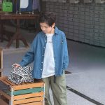 【100-170】デニムシャツ 男の子 刺繍 韓国風 レトロ カジュアル - 画像 (7)