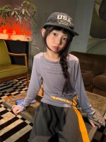 【100-160】長袖Ｔシャツ 女の子 おしゃれ シンプル 着せやすい - 画像 (4)