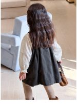 【80-140】ワンピース インナー 女の子 チェック柄 リボン付き ガーリー - 画像 (12)