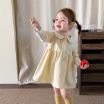 【73-110】ワンピースorカーディガン 女の子 折り襟 スウィート - 画像 (7)