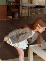 【90-150】カーディガンorスカート 女の子 おしゃれ ふんわり ビーズ付き - 画像 (15)