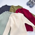 【90-150】ニットトップス 女の子 クロシェ編み ナチュラル - 画像 (8)