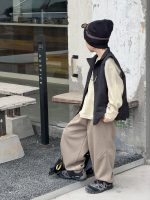 【100-170】ジョガーパンツ 男の子 スポーティー 韓国風 カジュアル - 画像 (4)
