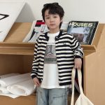 【100-170】ニットカーディガン 男女兼用 刺繍 ふんわり カジュアル - 画像 (9)