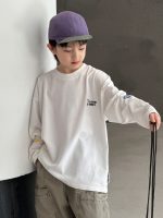 【90-160】長袖Tシャツ 男の子 カジュアル アルファベット トレンド - 画像 (6)