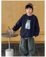 【90-160】トレーナー 男の子 カートゥーンプリント 裏起毛 あったか - 画像 (23)