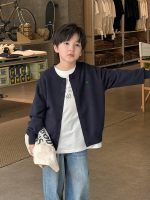 【100-170】カーディガン 男の子 刺繍 プレッピー風 韓国風 カジュアル - 画像 (35)