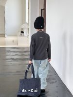 【90-170】長袖トップス 男の子 英字プリント やわらか シンプル - 画像 (28)