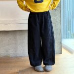 【100-170】パンツ 女の子 コーデュロイ ゆったり 合わせやすい - 画像 (9)