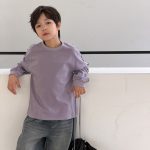 【100-170】長袖Tシャツ 男の子 コットン ストリート カジュアル - 画像 (3)