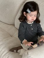 【73-110】トップス 花柄 ラウンドネック 長袖 女の子 - 画像 (7)