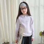 【100-170】トップス 女の子 フード付き ストレッチ 韓国風 - 画像 (8)