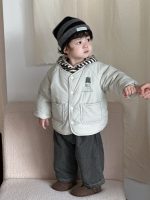 【73-110】アウター パーカー フード付き ストライブ 厚手 秋冬 男の子 - 画像 (8)