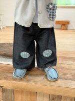 【73-110】アウター パーカー ズボン ニット デニム 切り替え  男の子 - 画像 (9)