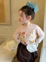 【80-130】長袖Tシャツorスカート 女の子 おしゃれ レイヤード風 - 画像 (8)