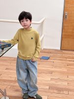 【90-170】長袖トップス 男の子 英字プリント やわらか シンプル - 画像 (23)