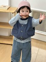 【73-110】ベスト Tシャツ 長袖 プリント 男の子 - 画像 (7)