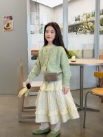 【100-170】カーディガン 女の子 ニット カジュアル 着せやすい - 画像 (5)