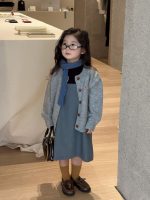 【90-140】カーディガンorキャミワンピース 女の子 刺繍 おしゃれ きれいめ - 画像 (7)