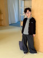 【100-170】ニットカーディガン 男女兼用 刺繍 ふんわり カジュアル - 画像 (13)