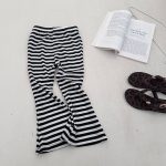 【90-150】フレアパンツ 女の子 九分丈 トレンド すっきり 動きやすい - 画像 (18)