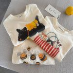 【90-140】長袖Tシャツ キッズ アニマル柄 プリント 合わせやすい - 画像 (5)