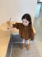 【80-130】ブラウスorショートパンツ 女の子 おしゃれ 花柄 ゆったり - 画像 (4)
