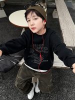【100-170】トレーナー 男の子 英字プリント ゆったり カジュアル - 画像 (4)