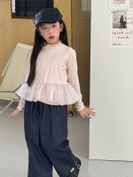 【100-150】長袖トップス 女の子 韓国風 こなれ感 レイヤード風 - 画像 (3)