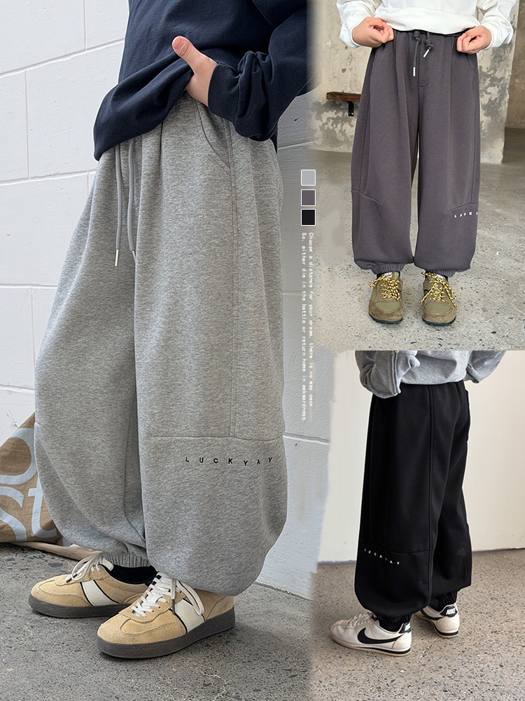 主图-01 (12) 【100-170】スウェットパンツ 男の子 ゆったり カジュアル 履きやすい - 画像 (1)