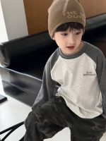 【100-160】長袖Tシャツ 男の子 カジュアル 快適 切り替え - 画像 (3)
