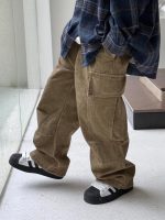 【100-160】カーゴパンツ 男の子 レトロ風 カジュアル ゆったり