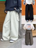 【100-170】ストレートパンツ 韓国風 カジュアル コットン