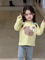【80-140】長袖Ｔシャツorパンツ 女の子 可愛い クマ柄 着せやすい - 画像 (4)