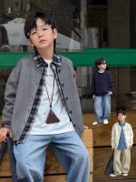 【100-170】カーディガン 男の子 刺繍 プレッピー風 韓国風 カジュアル