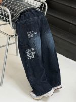 【90-160】デニムパンツ 男の子 裏起毛 あったか 韓国風 カジュアル